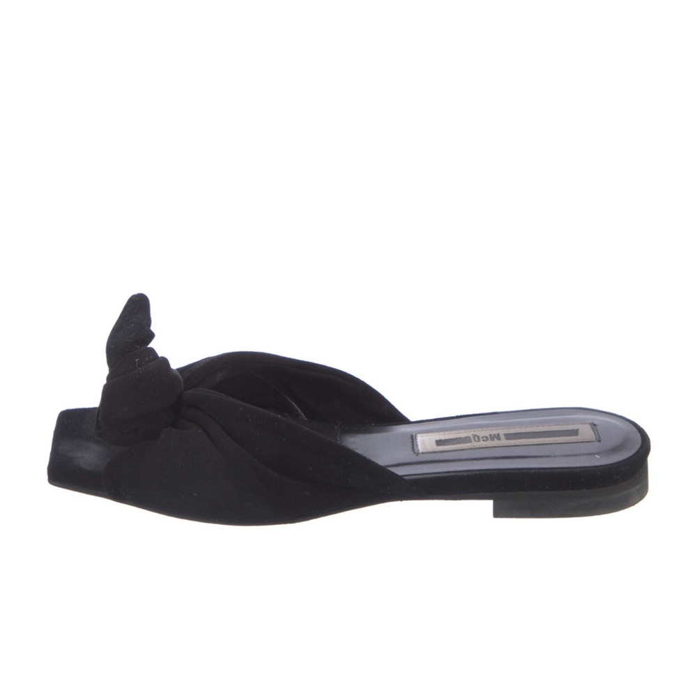 McQ Alexander McQueen Black Slide Sandals